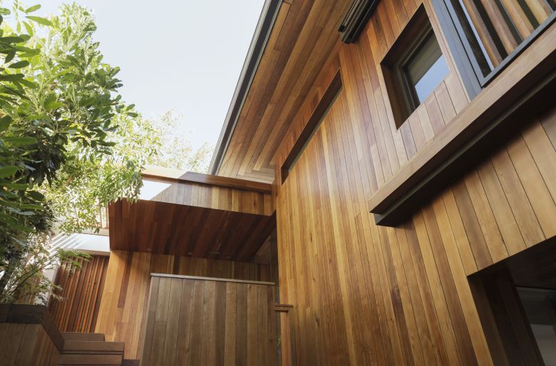 Modern Siding Design with Multiple Materials